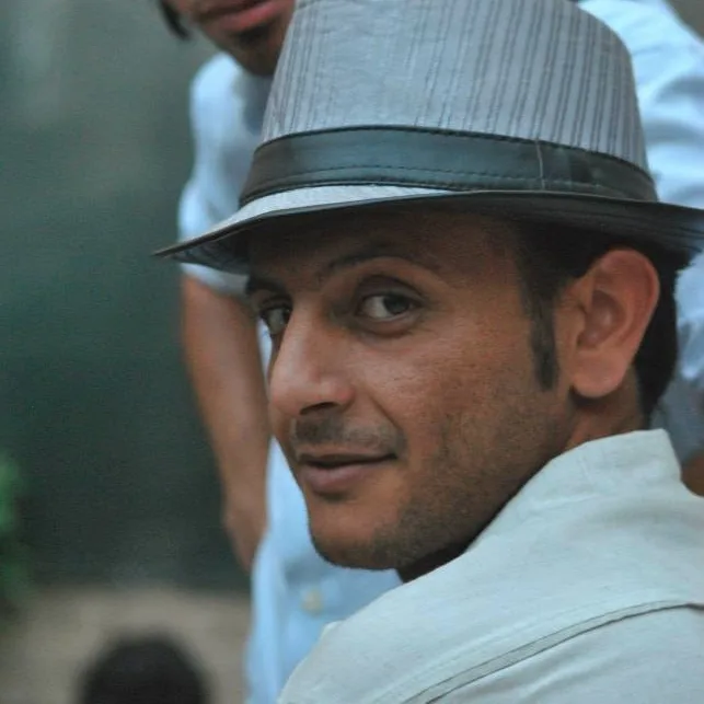 المخرج مهند حيال و الفوتوغرافي أيمن العامري